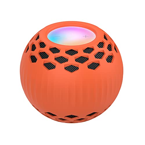 AWINNER Compatible with Homepod Mini Colorful Case (Orange)