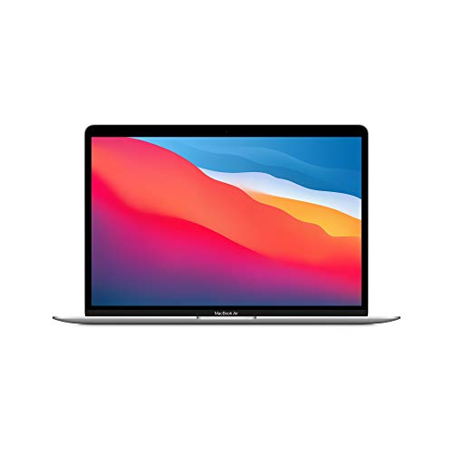 Apple MacBook Air Laptop (2020): Apple M1 Chip, 13-Inch Retina Display, 8 GB RAM, 256 GB SSD, Backlit Keyboard, FaceTime HD Camera, Touch ID Sensor, Color Silver