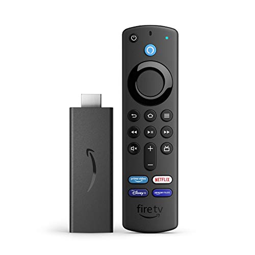Fire TV Stick with Alexa Voice Remote (includes TV controls), HD streaming stick