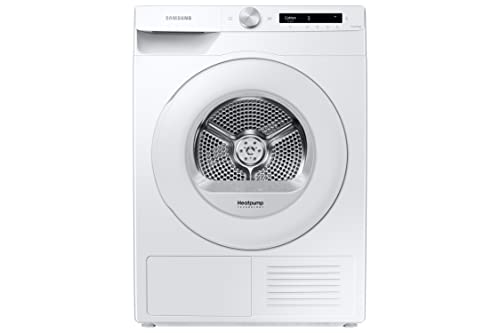 Samsung DV90T5240TW/S3 Dryer Series 5 9kg, Artificial Intelligence, Heat Pump Technology, Reversible Door, Anti-Wrinkle Protection