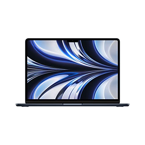 Apple 2022 MacBook Air Laptop with M2 Chip 13.6-Inch Liquid Retina Display, 8GB RAM, 256GB SSD Storage, Backlit Keyboard, Midnight Black