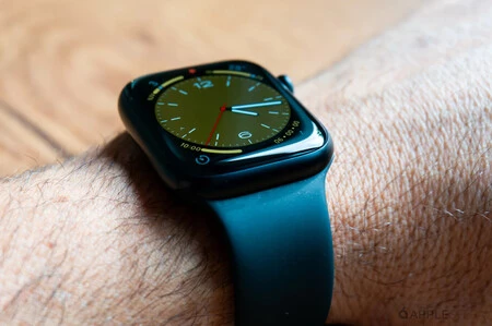 Apple Watch Series 8 on the wrist