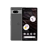 Google Pixel 7a und Ladegerät – 5G-fähige-Android-Smartphone ohne SIM-Lock, mit Weitwinkelobjective also beeindruckender Akkulaufzeit – Charcoal