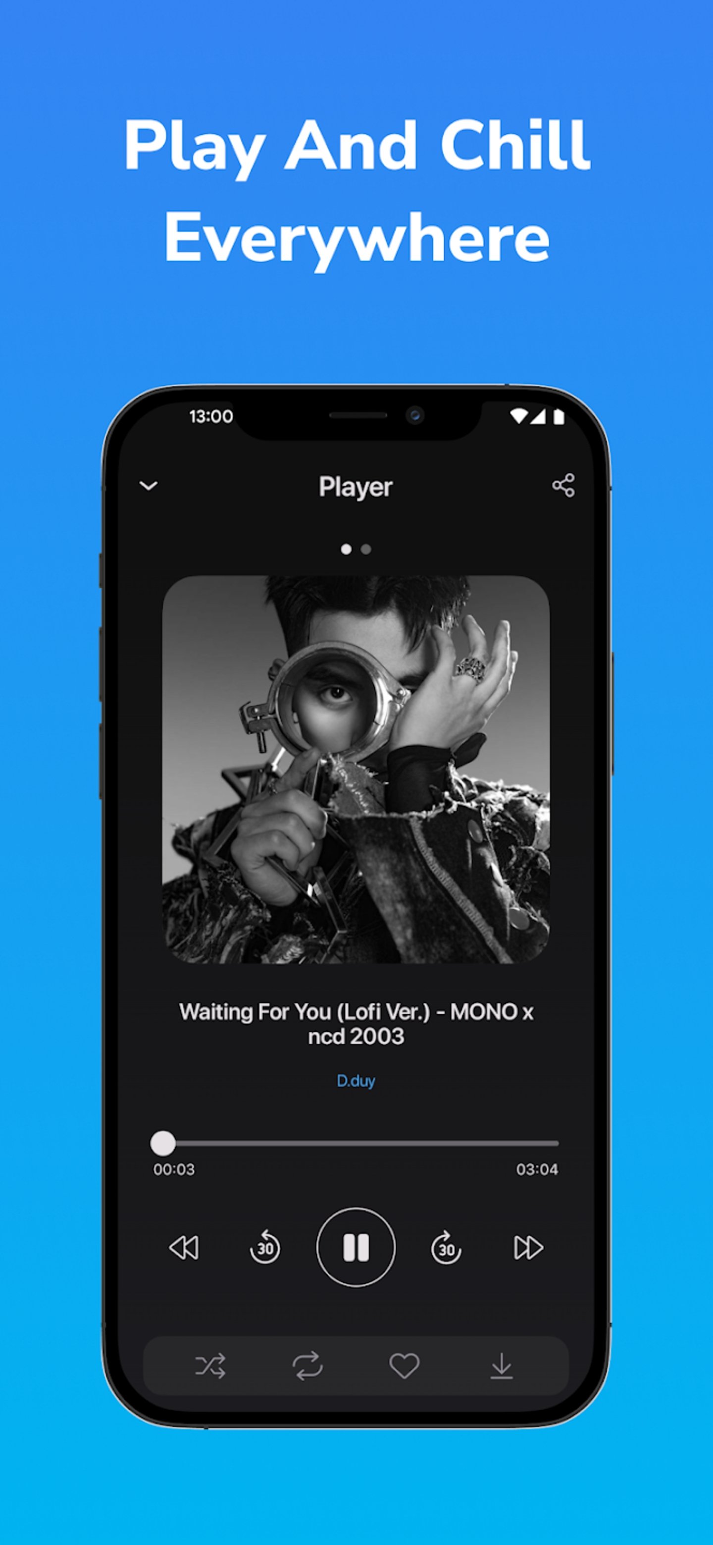 Lo-Fi Music app screen