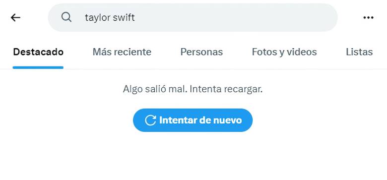 X (Twitter) censors searches for Taylor Swift